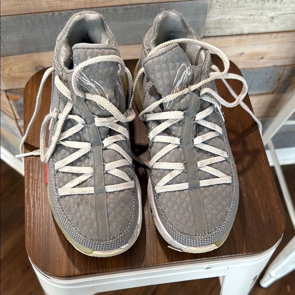 Nike LeBron Gray Basketball Athletic Shoes